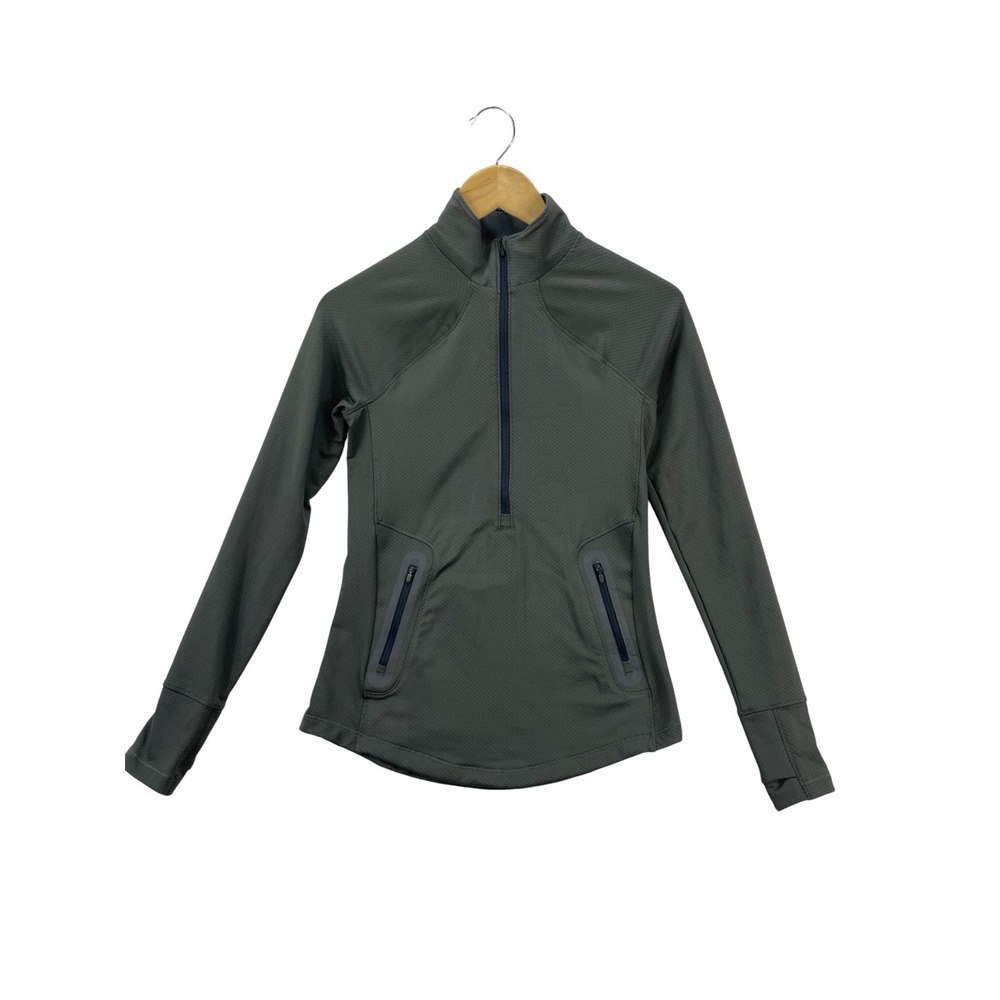 Under Armour ColdGear Reactor Pullover Women's S Gray‎ Running Athletic Top